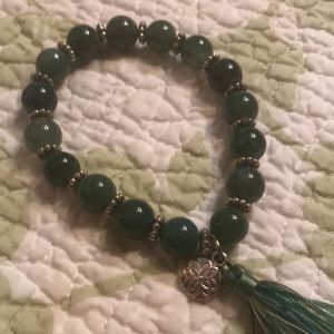 Green jade bracelet